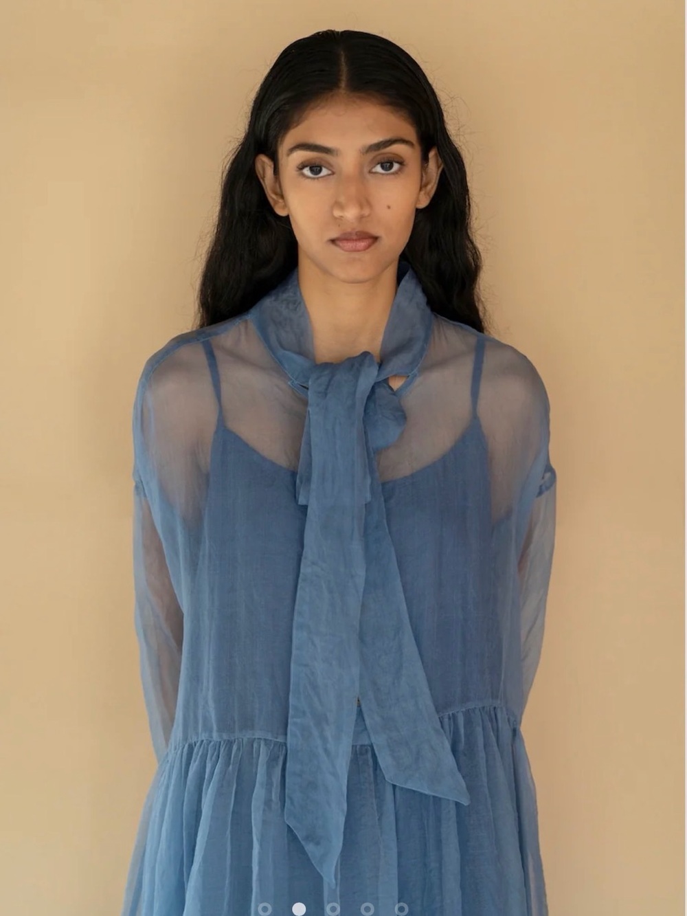 Runaway Bicycle Aouli Dress - 100% Silk - Picture 4 of 7